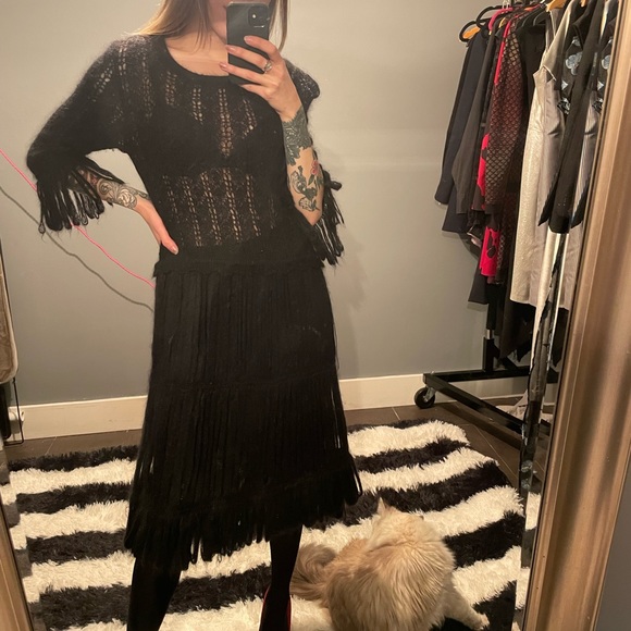 Witchy Moschino Cheap & Chic Wool Dress - Picture 3 of 6